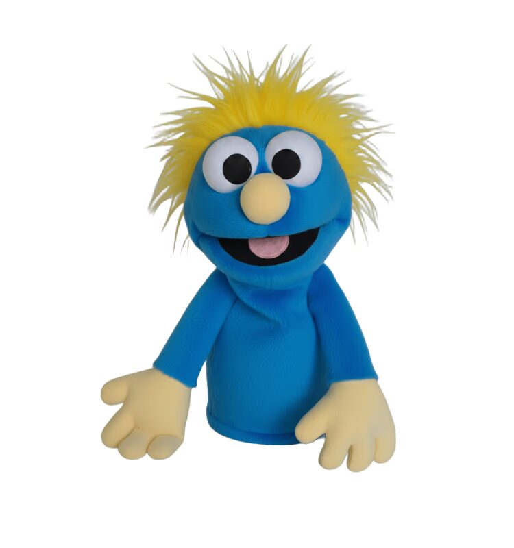 Fantoche Monstrinho - Azul royal