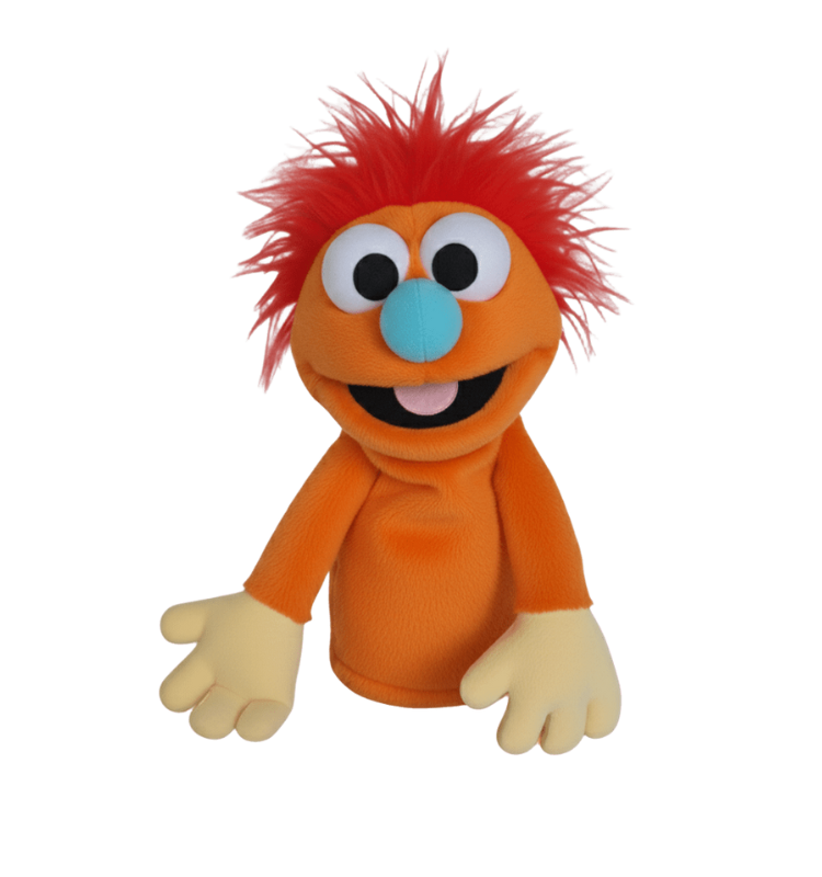 Fantoche Monstrinho-Laranja